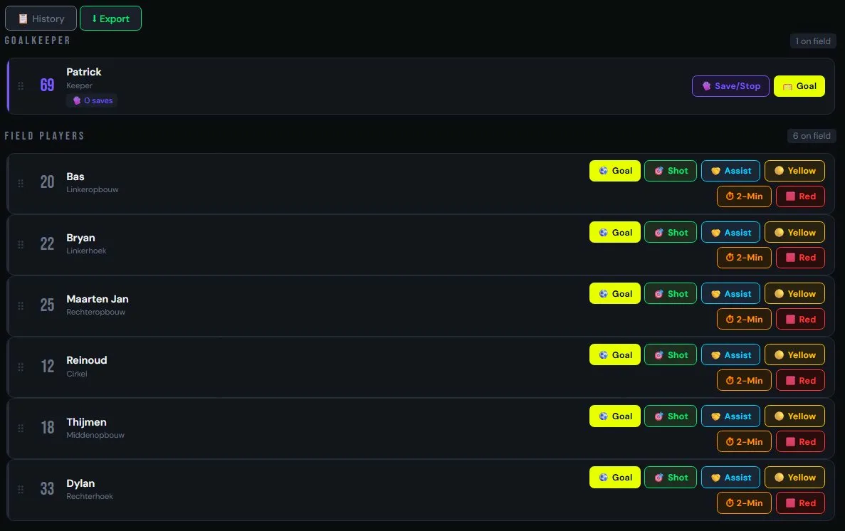 Live Tracking Interface